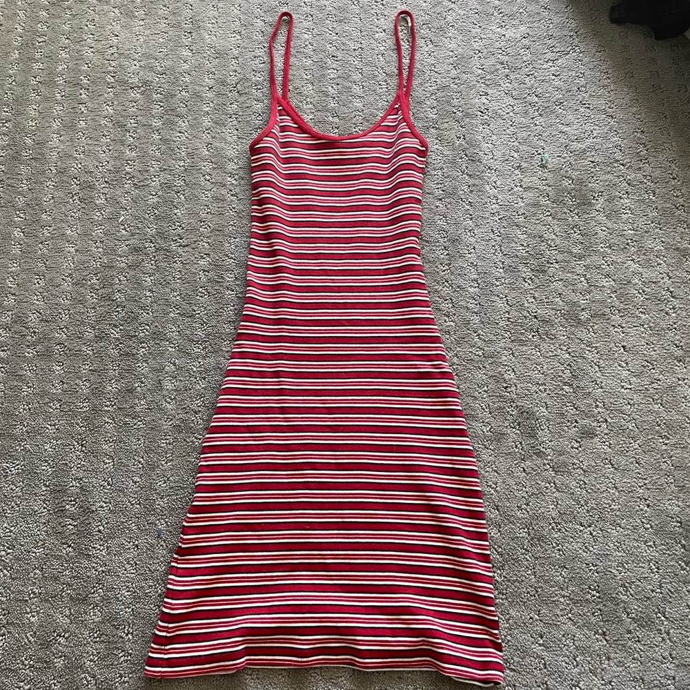 Red, White, and Black Brandy Melville Mini Dress